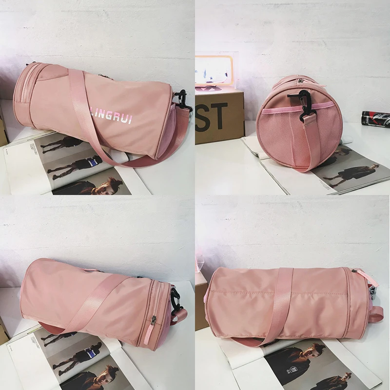 Women's Fitness Bag Single Shoulder Bag Men's Swimming Yoga Bag Light Training Dry Wet Separation Exercise Bag 2021