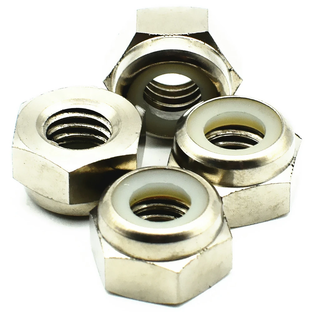 6 шт. шестигранные титановые гайки M3 M4 M5 M6 M8 Ti|nylon nut|nut nutfastener nut |