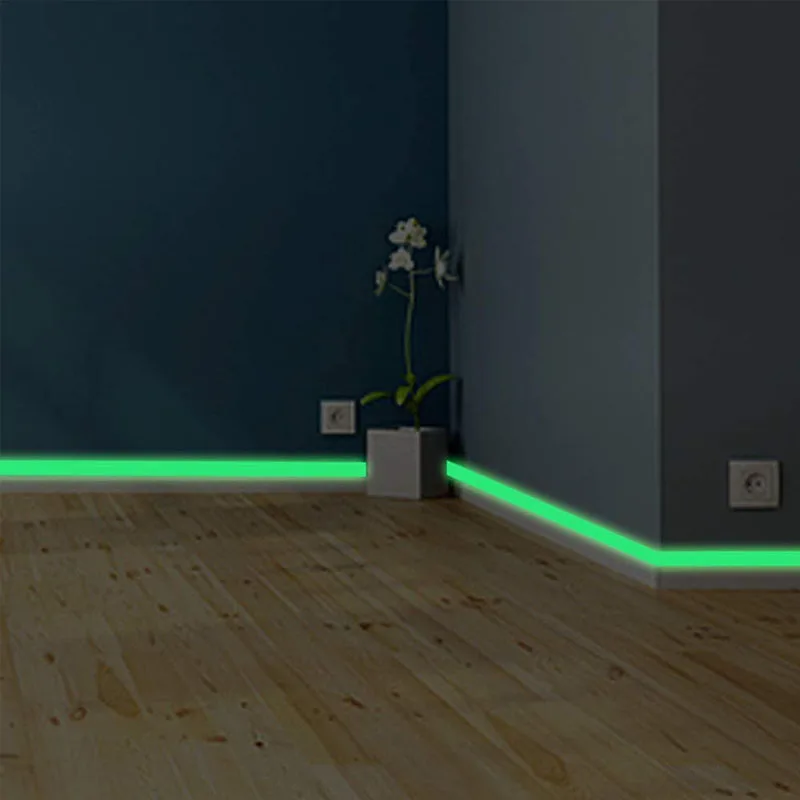 Светящиеся Настенные наклейки флуоресцентная Ночная самоклеящаяся светится в