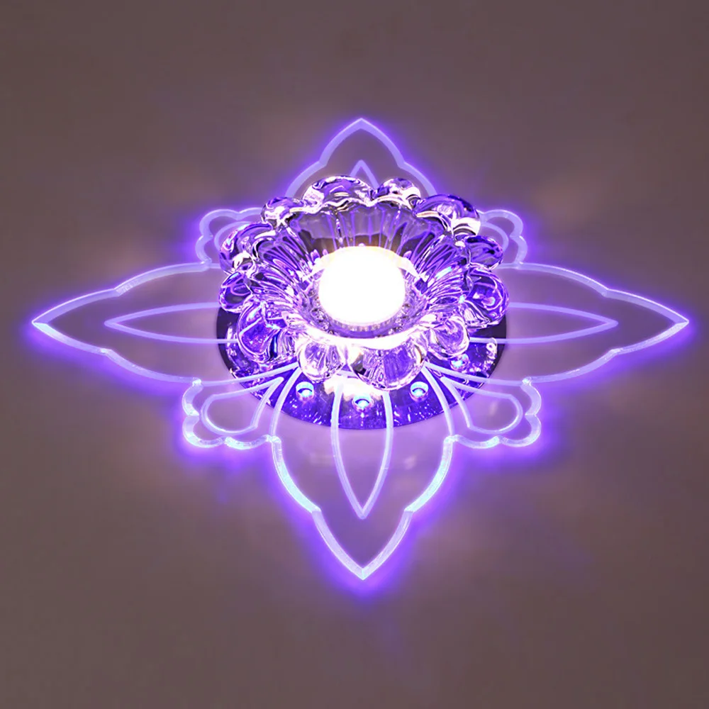 Красивый светильник для дома потолочный кристалл коридора крыльца балкона