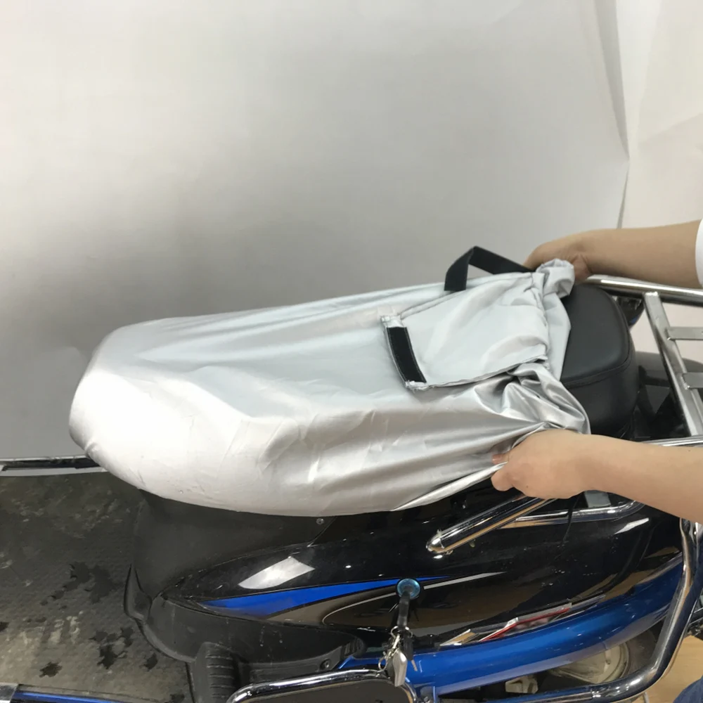 Водонепроницаемая и пылезащитная подушка для скутеров, Универсальный мотоциклетный солнцезащитный чехол на сиденье, кепка, седло для скутера, защита от солнца