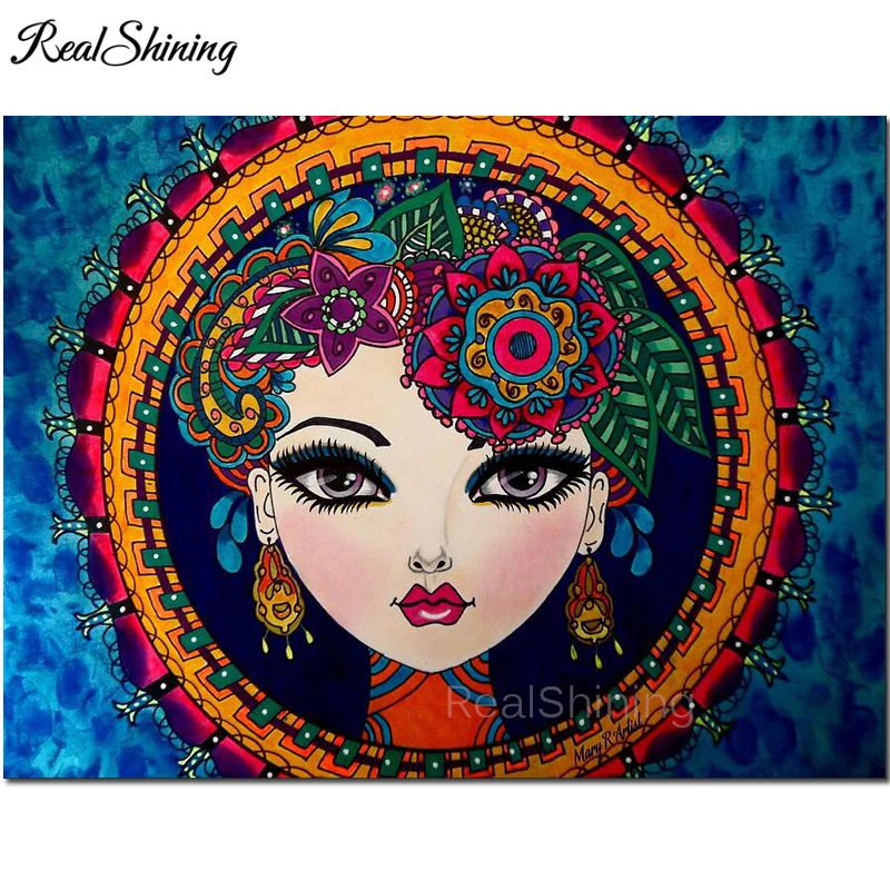 Полный квадратный/круглый дрель 5D DIY бриллиант картина мультфильм большой глаз