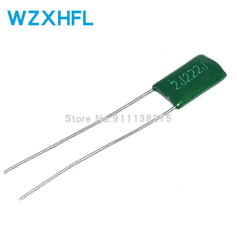 

50pcs Mylar Film Capacito2J222J 2.2NF 630V5% Polyester Film capacitor
