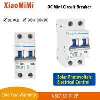 dc mini circuit breaker 600v 1000v 1p 2p 61016202532405363a electrical distribution photovoltaic for pv ststem mcb