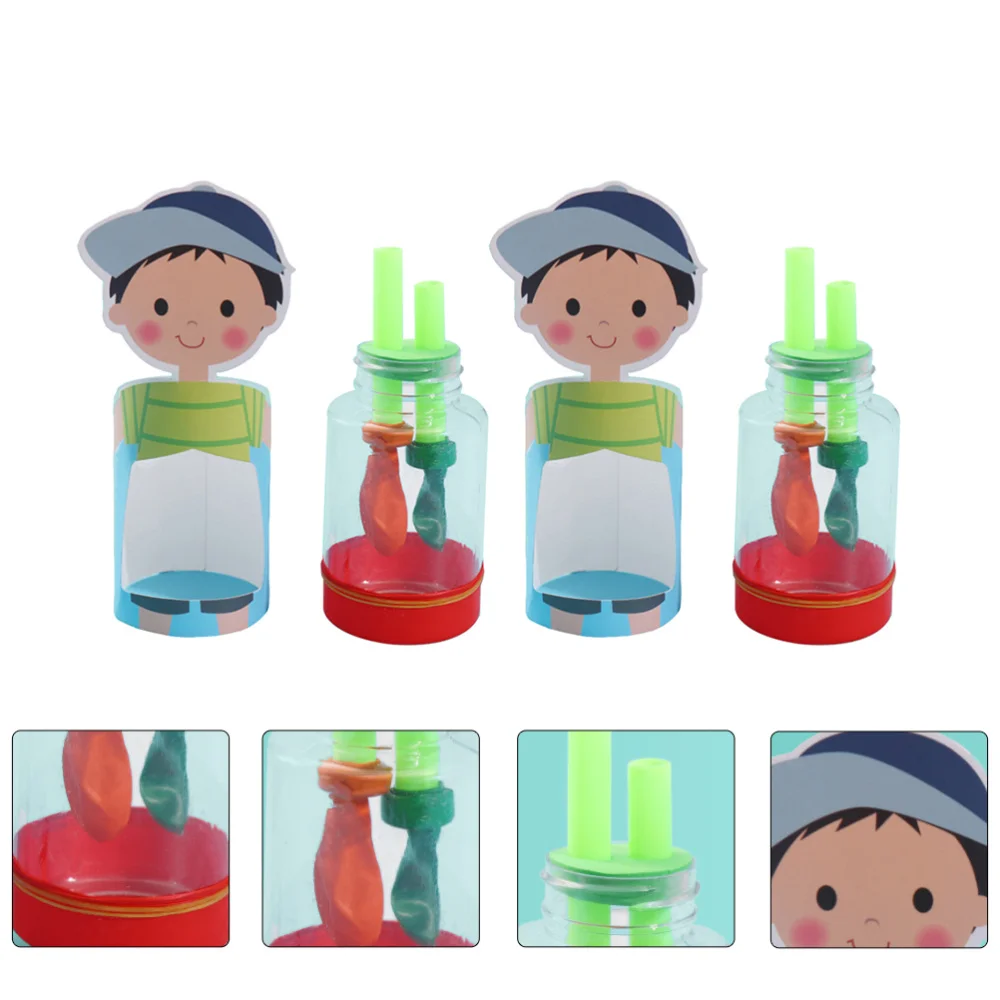 

2 Sets Human Lung Breathing Model Assembly DIY Children DIY Homework