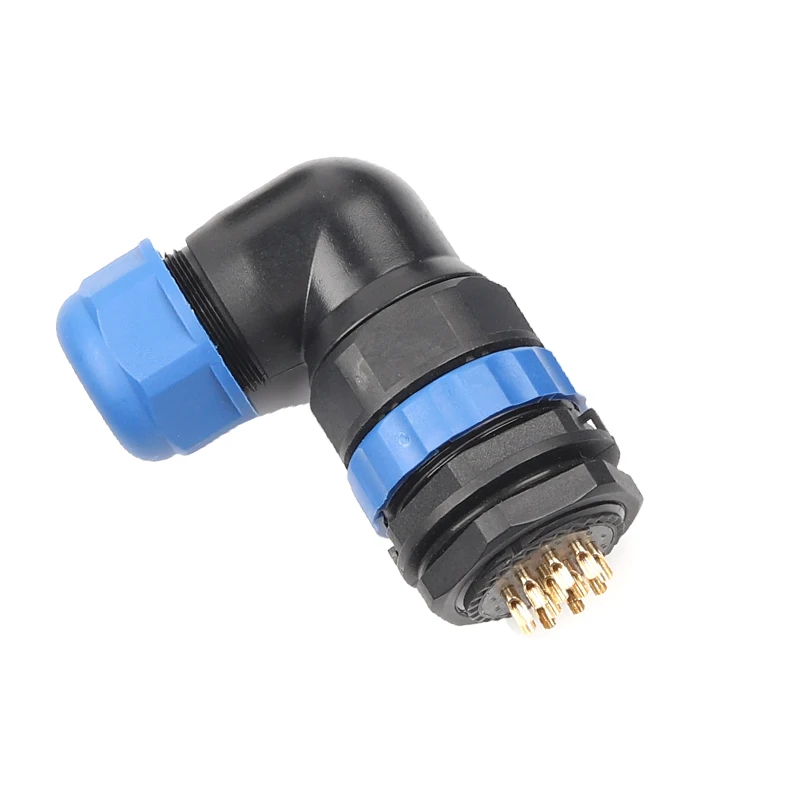 SP28 локоть серебряные гайки для уха тип Водонепроницаемый разъем IP68