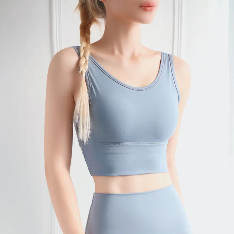 

Sport Top Women Bra Crop Top Women's Underwear Breathable Sports Bra Elastic Yoga Bra Women's Tube Top 5 Colors
