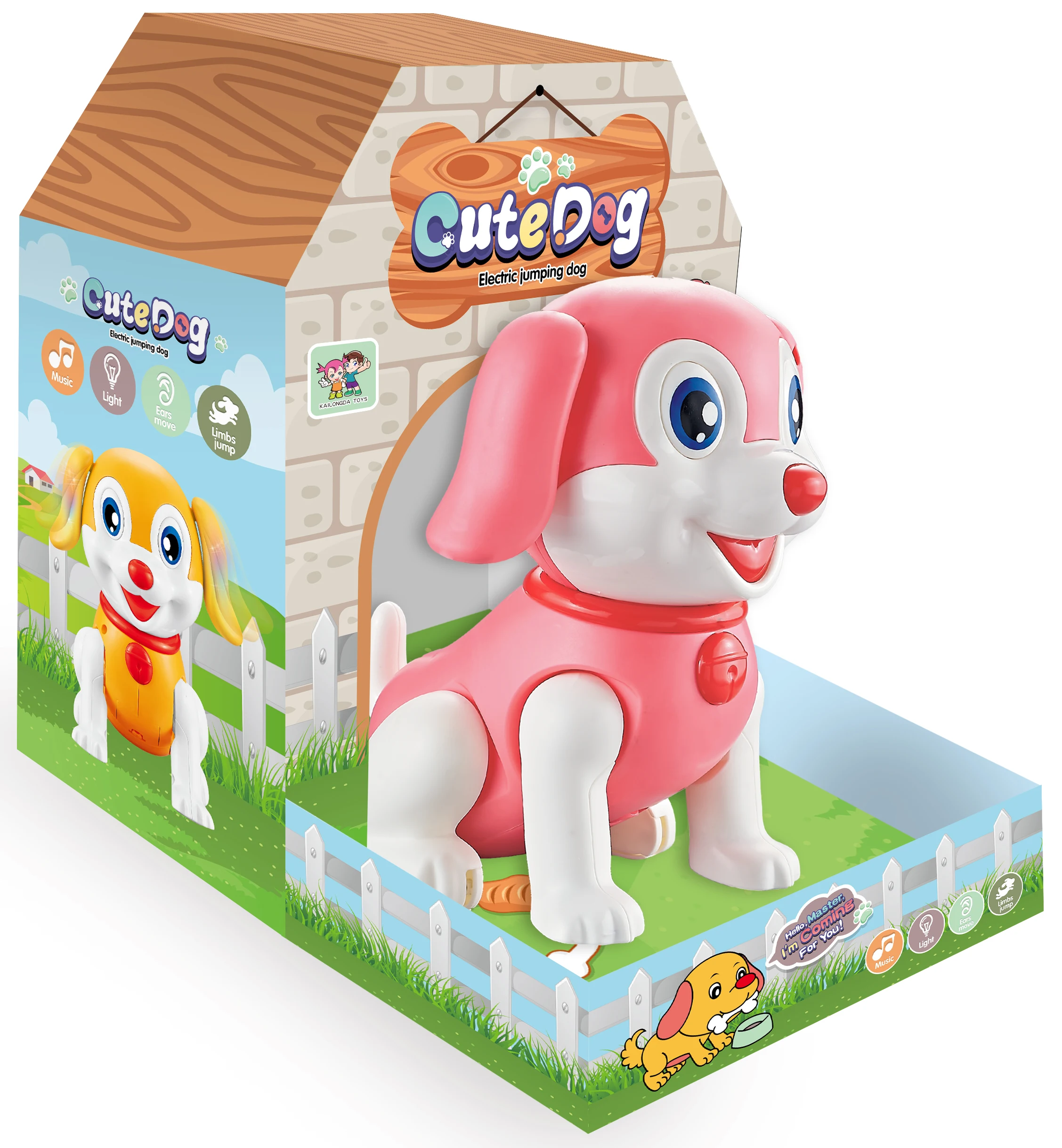 

electric robot dog with music light interactive toys educational toys with colorful safety buckle feisty pets Present Toy Robot