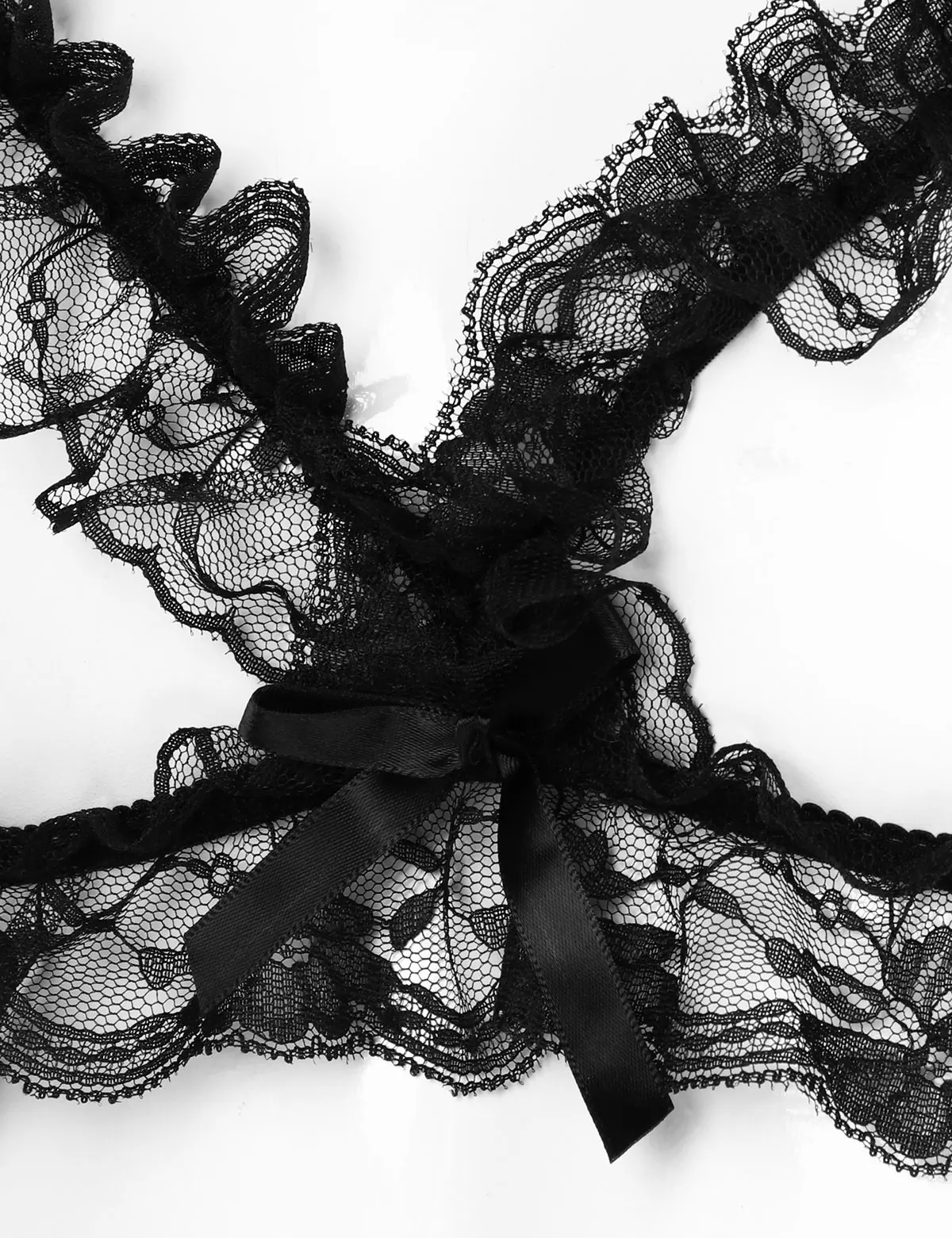 Мужской кружевной набор белья бикини без рукавов с трусиками