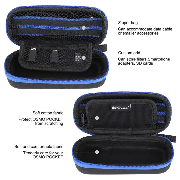 

Camera Storage Case Bag For Dji Osmo Pocket Sports Camera Storage Bag Portable Mini Pu Leather Scratch-Resistant Drop-Proof