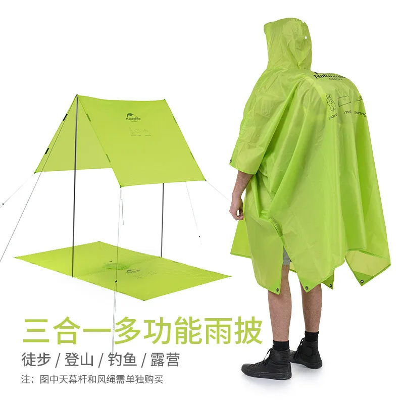 

Backpack Camping Hiking Raincoat Travel Long Motorcycle Waterproof Raincoat Travel Jas Hujan Dewasa Fishing Raincoat KK60YY