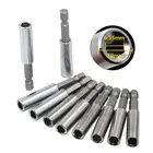 10 шт. Магнитный удлинитель для сверл 6075100150 мм 14 дюйма шестигранный держатель для электроинструментов аксессуары Прямая поставка