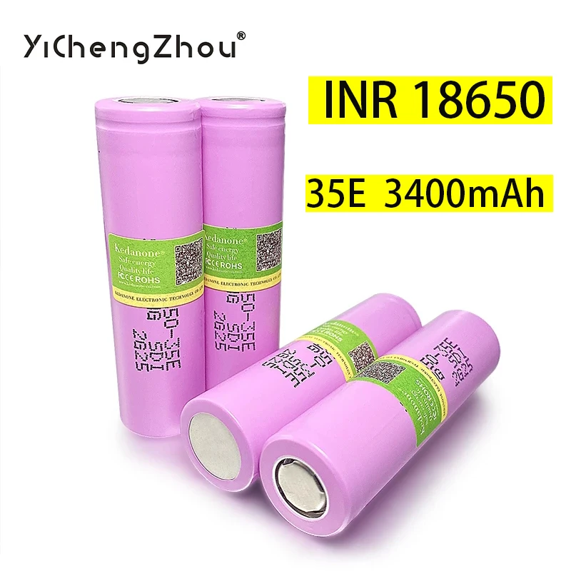 

1-10pcs New Original INR18650 35E 3.7V 3500mAh 20A discharge 18650 Li-ion battery 3.7v INR18650-35E rechargable Battery 2021