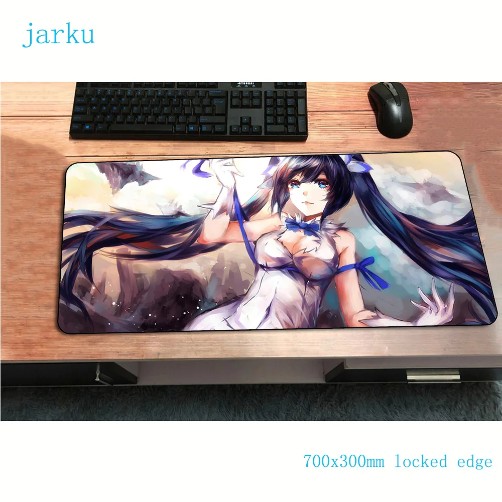Гелевый коврик для мыши DanMachi 700x300x2 мм игровой подарок Настольный ноутбука