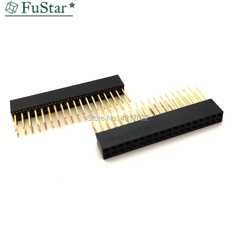 20 шт. 2*3/4/5/6/8/10/18/20 контактов 2 54 мм Женский Длинный разъем для Arduino Shield 2*5 2*8 2*6 2*10 2*20 2*4