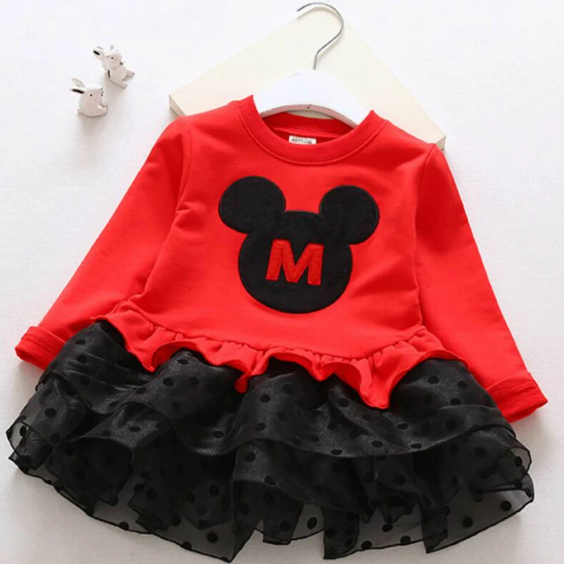 Детское платье Новинка 2019 года для маленьких девочек в горошек с кроликом