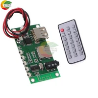 ziqqucu dc12v wireless bluetooth 5 0 audio decoder board with remote control audio receiver module mp3 stereo integrated circuit