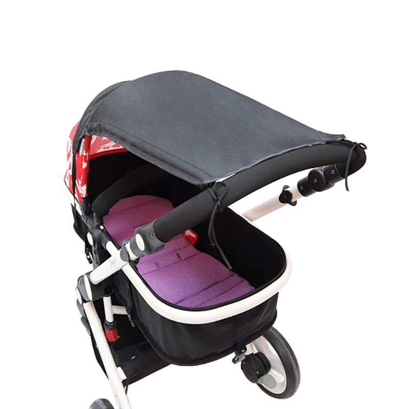

45BF Universal Baby Stroller Sun Cover Waterproof Pram Buggy UV Protection Sunshade Canopy for Prams Car Outdoor