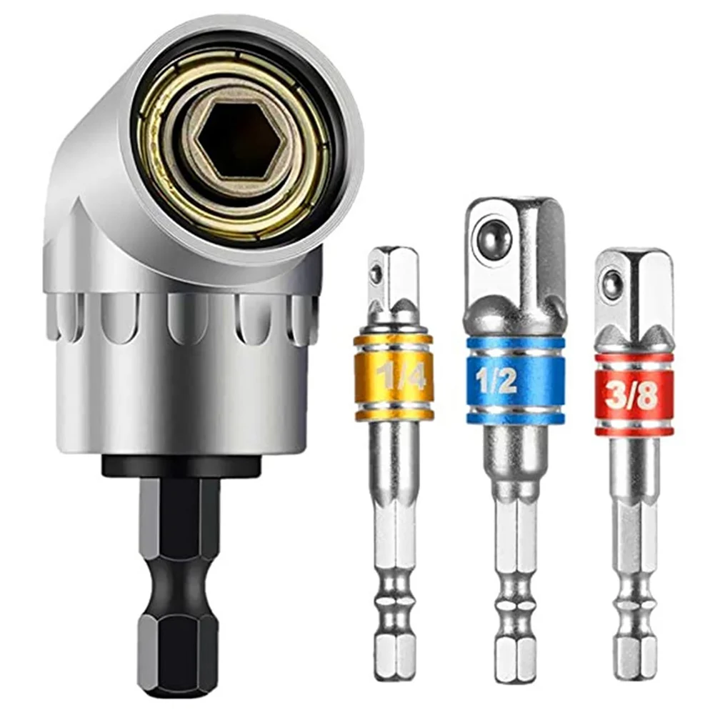 

Power Tool Magnetic Hand Home 105 Degree Screwdriver Accessories Flexible Shaft Socket Adapter Extension Set Metal Impact Grade