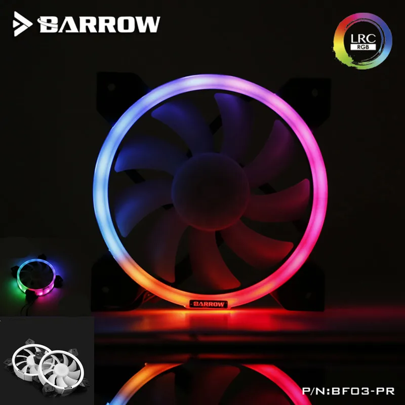 Курган PWM водяного охлаждения вентилятор Аврора Никелированное покрытие RGB v2