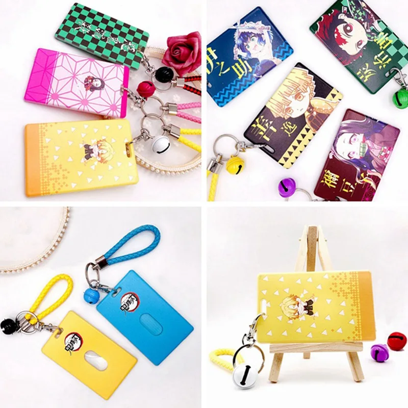 

Anime Demon Slayer: Kimetsu No Yaiba Kamado Tanjirou Cosplay Student Bus Room Card Holder Cover Case Cosplay Gift Pendant