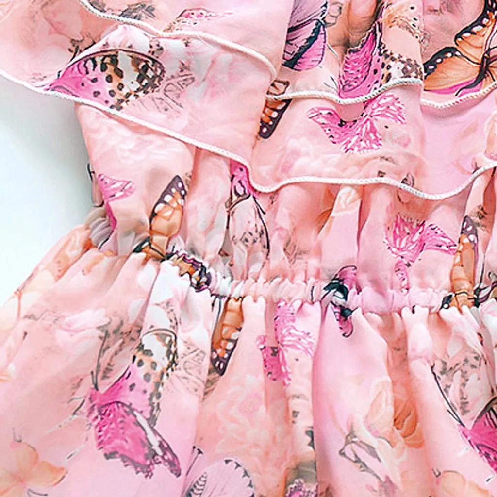 Летнее пляжное платье для девочек платья принцессы девочек-подростков детская