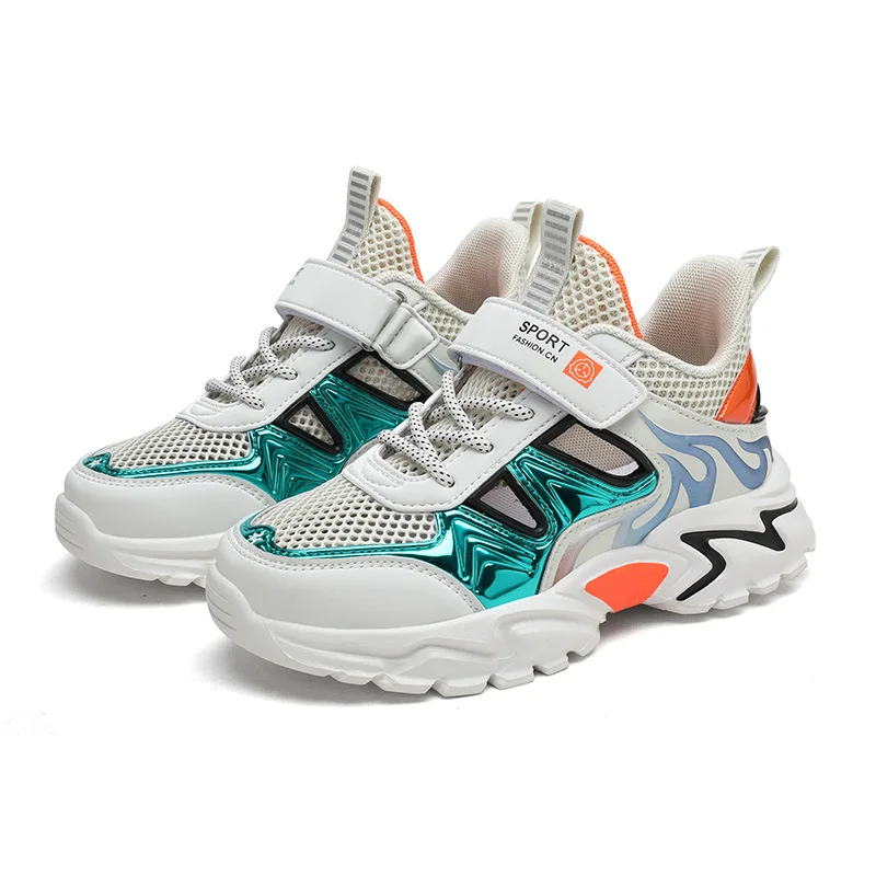 

Children Shoes Unisex Casual Boy Sneakers Kids Perforation Running Shoes Girls Boots High Quality Fashion Breathable Girls Shoes