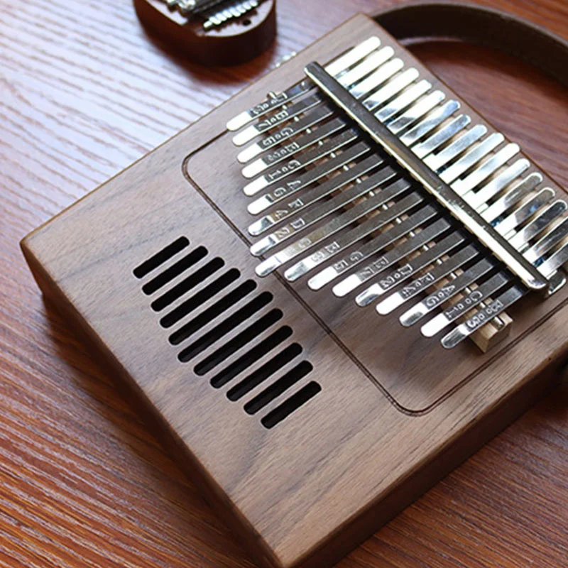 

Protable Piano 17 Keys Kalimba Thumb Piano Made By Single Board High-Quality Wood Musical Instrument