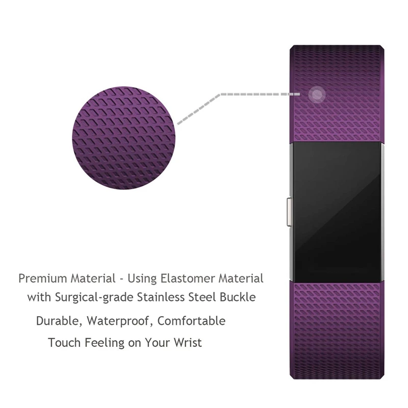 Смарт браслет запасные части для Fitbit Charge 2 ремешок Fit Bit Charge2 Гибкая повязка на