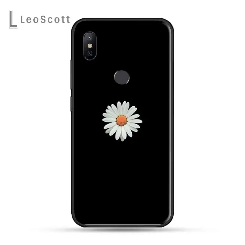 

Daisy Sunflower Floral Phone Case For Xiaomi Redmi note 4 4X 8T 9 9s 10 K20 K30 cc9 9t pro lite max
