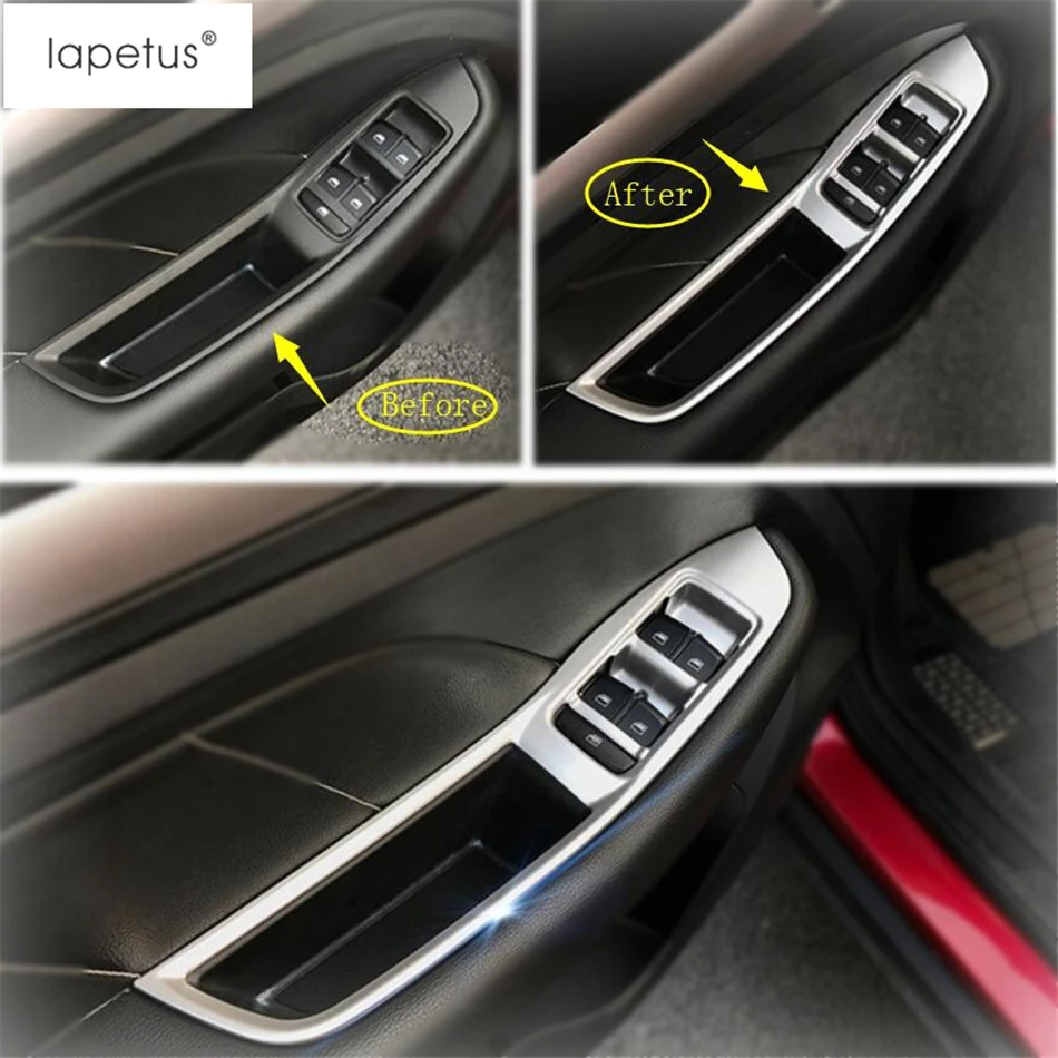 Аксессуары Lapetus подходят для MG ZS 2018 2019 2020 ABS внутренняя дверная ручка панель