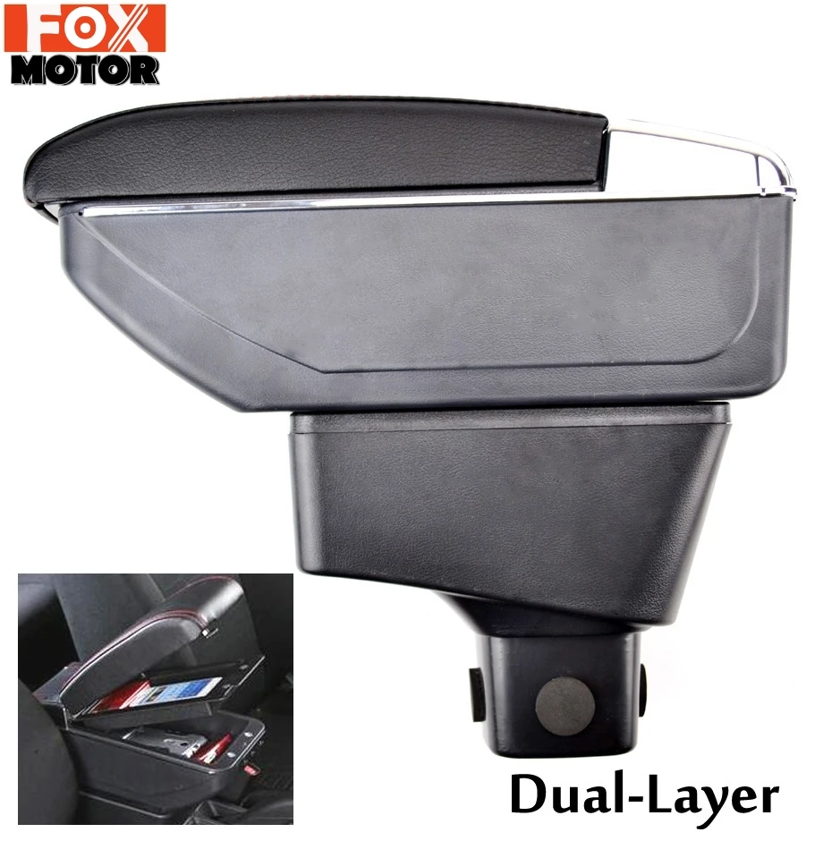 

For Suzuki SX4 2007-2013 Fiat Sedici Center Console Arm Rest Storage Box 2008 2010 2011 2012 Leather Centre Arm Console Armrest