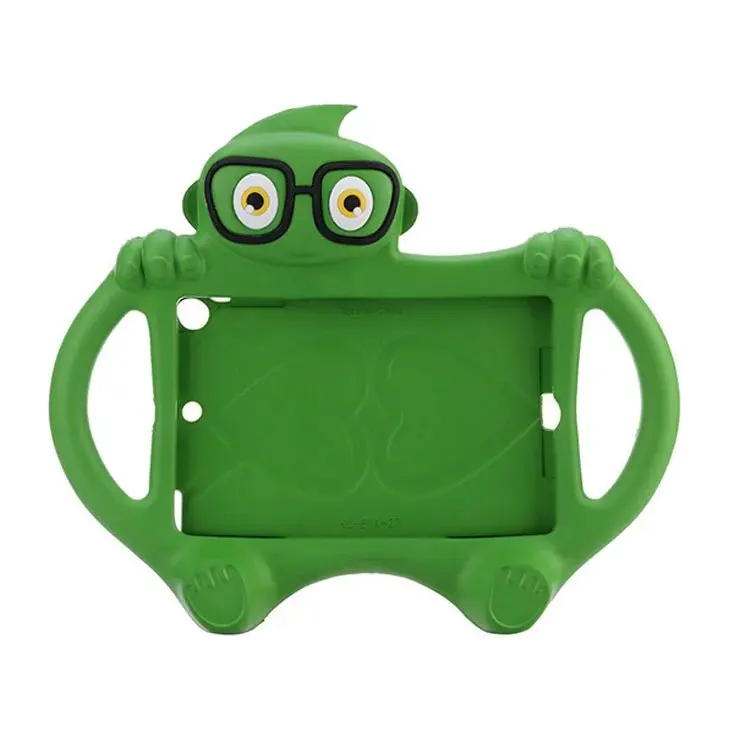 Милый 3D мультфильм детская безопасная силиконовая крышка для Ipad Mini 1 2 3 мини 4 Стенд дети ударопрочный корпус из пены eva+ ручка