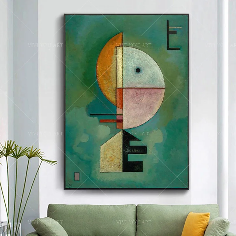 Знаменитая абстрактная картина маслом ручной работы геометрические узоры