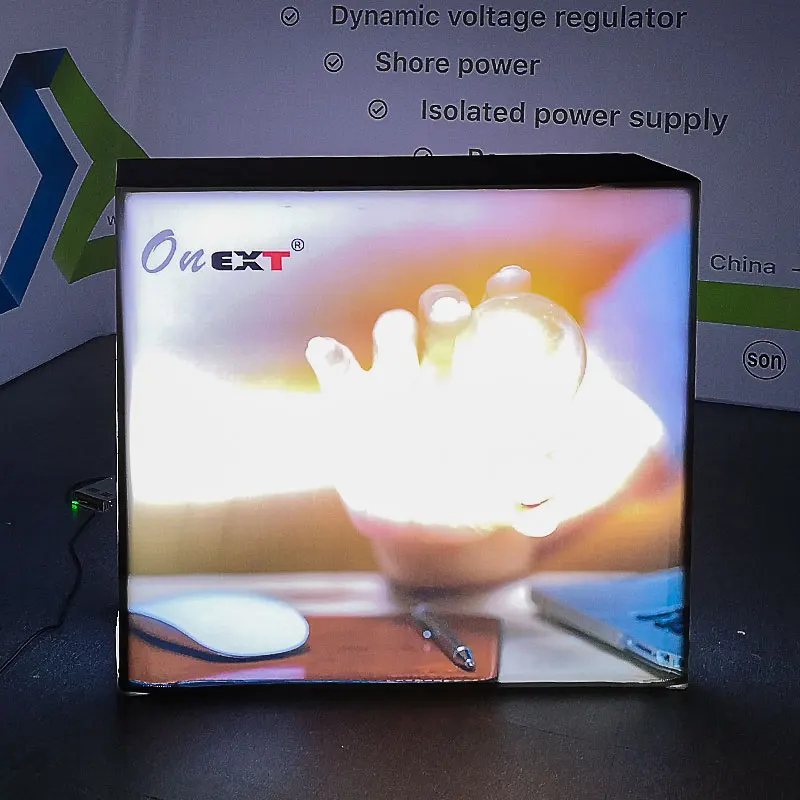 L100xW40cm пользовательские Натяжной ткани дисплей баннер стенд с светодиодный