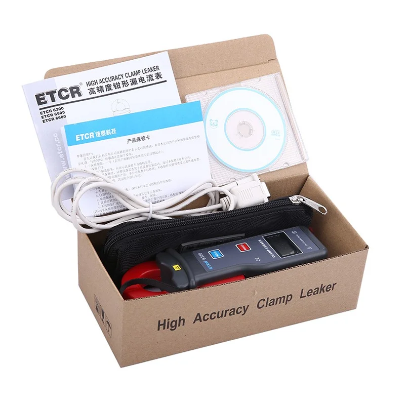 ETCR6300 Clamp Leakage Current Meter Measurement of AC and Range:AC 0.000mA～60.00A Peak Hold. | Инструменты