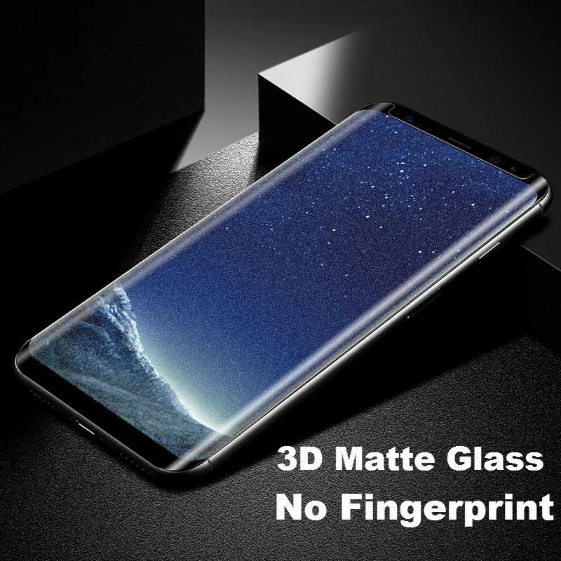 

3D чехол JGKK, безопасное матовое закаленное стекло для Samsung Galaxy S9, S8 Plus, Note 8, Note 9, матовая защита экрана без отпечатков пальцев