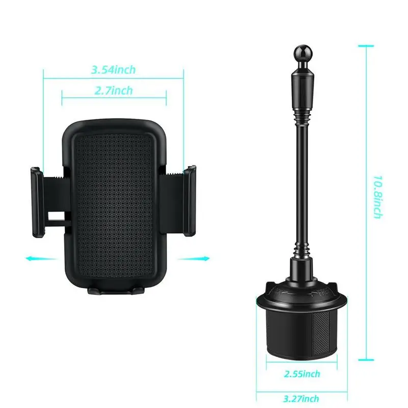 

1pcs Universal Mobile Phone Holder Mount Automobile Water Car Cup Holder Phones Navigation Bracket Degree Rotatable 360 J8S4