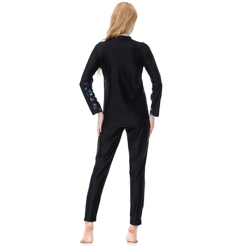 2019 Новый Мусульманский купальник женский консервативный скромный лоскутный