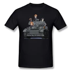 Модная одежда Rengoku для девочек и девушек с надписью World Of Tanks, свободная онлайн-война, хлопковая футболка, Мужская футболка оверсайз