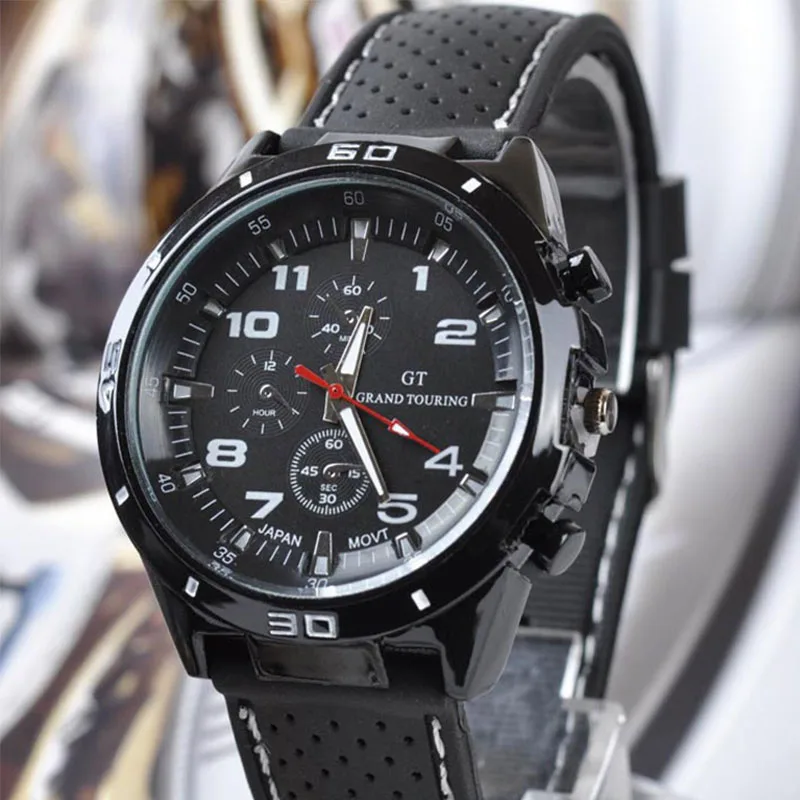 Часы наручные мужские кварцевые в стиле милитари Популярные Роскошные брендовые