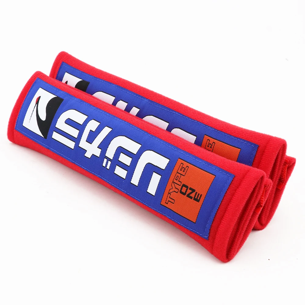 2 шт. ложка Спорт JDM Стиль хлопковая Накладка для ремня безопасности Мягкие