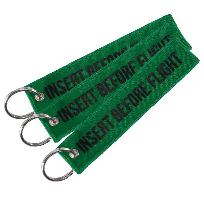 3 шт./лот вставка перед полетом брелки для ключей подарки Avation украшений вышивка