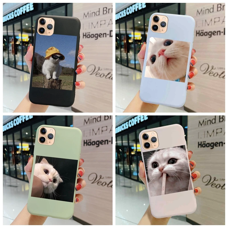 

Soft TPU Funda For HUAWEI Honor 10 10Lite 20 20S China Russia Pro Silicone Fashion Animal Girl Cat Thin FunnyPhone Case Cover