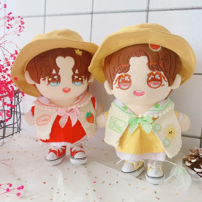 

20 CM Doll Clothes Fit For Idols Doll Suit Dress Clothing For Cute Princess Girls Toys Doll Accessories
