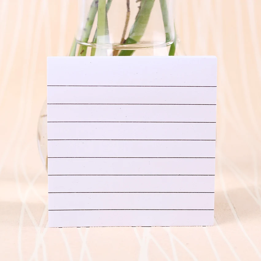 80 страниц Soild цветной блокнот для заметок DIY кавайные канцелярские школьные набор канцелярских принадлежностей блокнот милые Липкие заметки 1 шт - Цвет: Белый