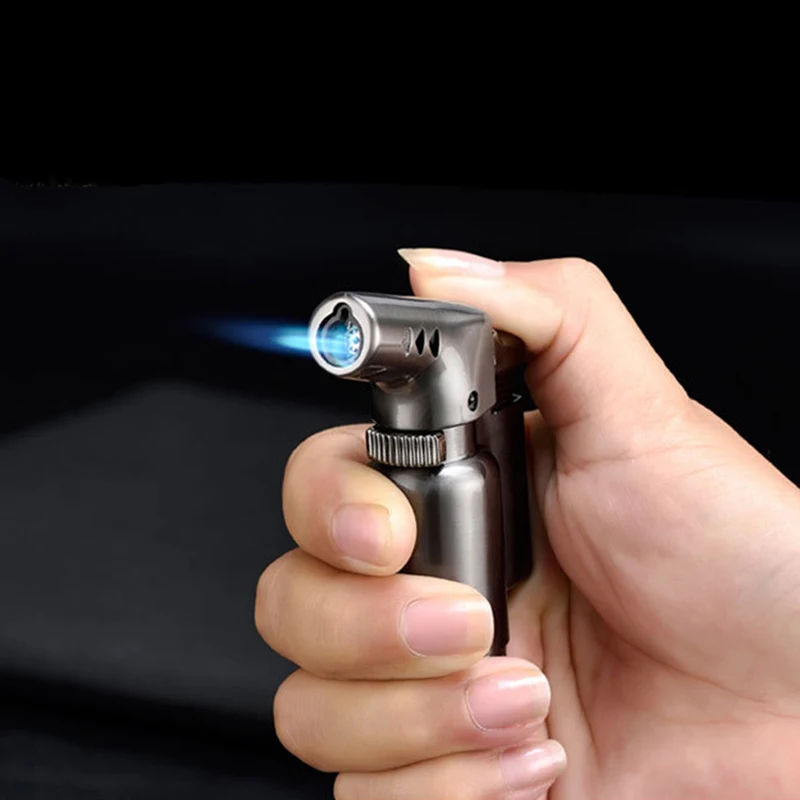 Металлическая Бутановая струйная турбо-зажигалка факельная