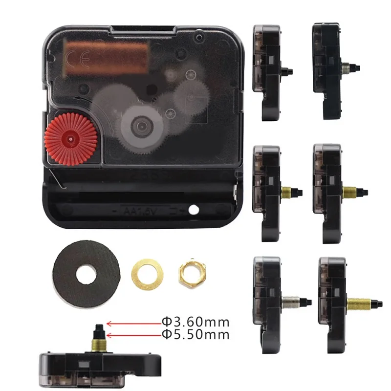 

Quartz Clock Jumping Second Movement Mechanism Repair DIY Tool Replacement Kit 8.9mm/12.4mm/14.5mm/17mm/20mm/23.5mm Shaft