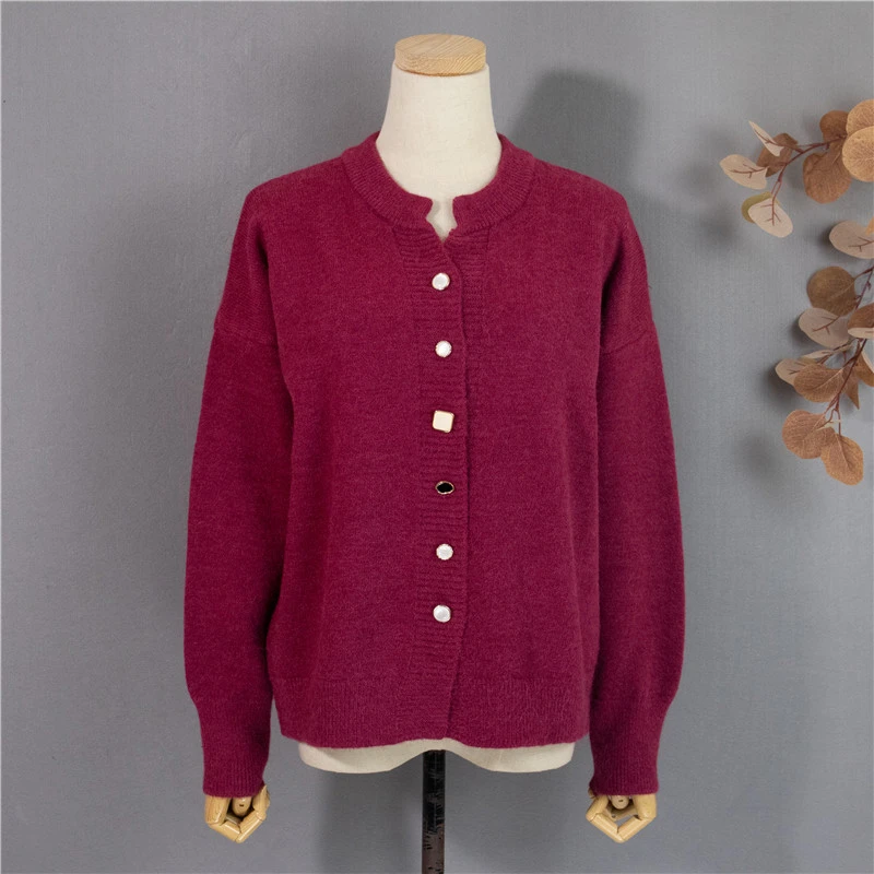 

YIZZHOY New 2021 Vintage Women's Autumn Winter Sweaters Fashionable Elegant Cardigans Wild Oversized Knitwear Tops