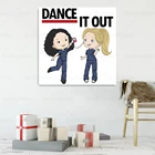 Постеры с анатомической надписью Let's Dance It Out, смешная картина для друга, медсестры, подарок, художественное украшение на стену